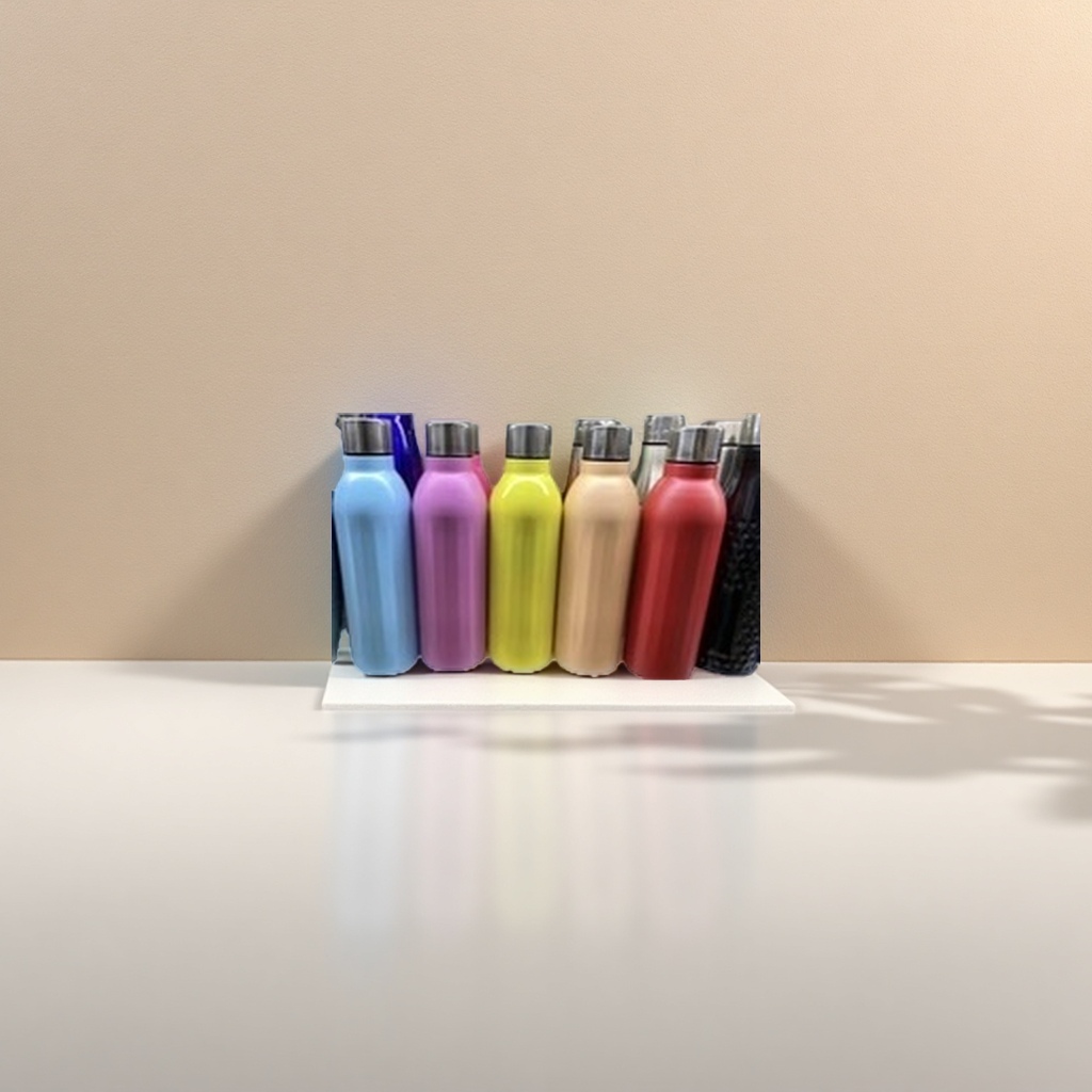 This is a large-capacity portable sports water bottle with a fashionable and simple main body details Picture