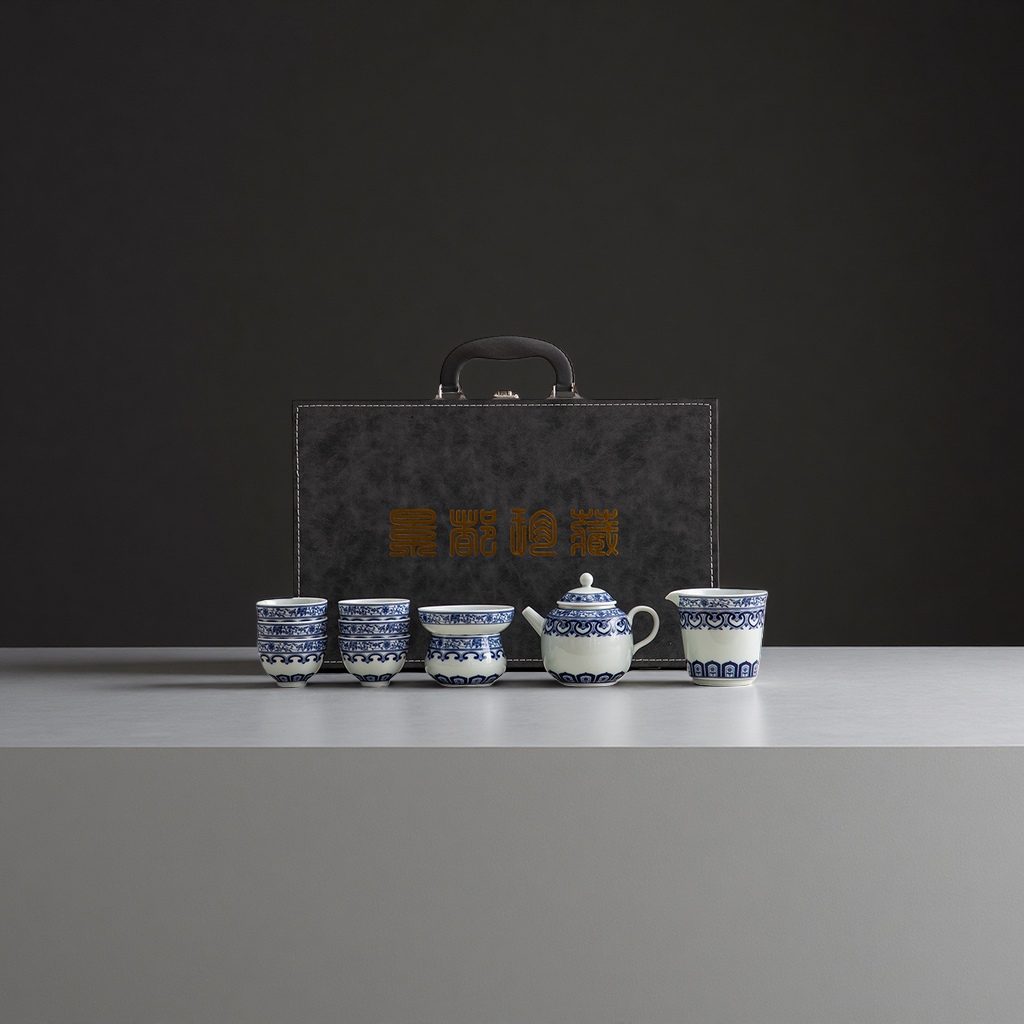 青花瓷茶具套装 茶具 陶瓷功夫茶具礼盒装134755999