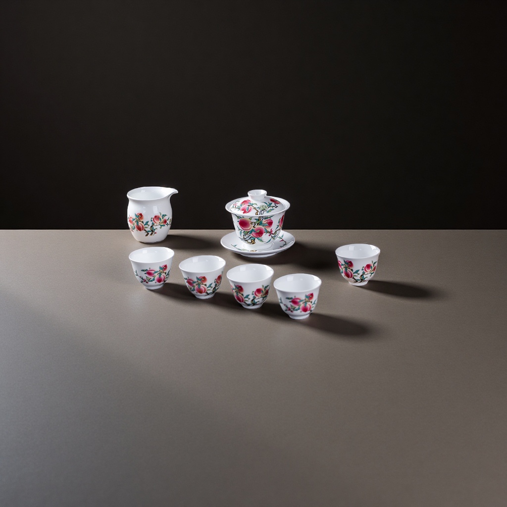 茶具套装 陶瓷茶具 全套功夫茶具 礼盒装 家用办公茶具