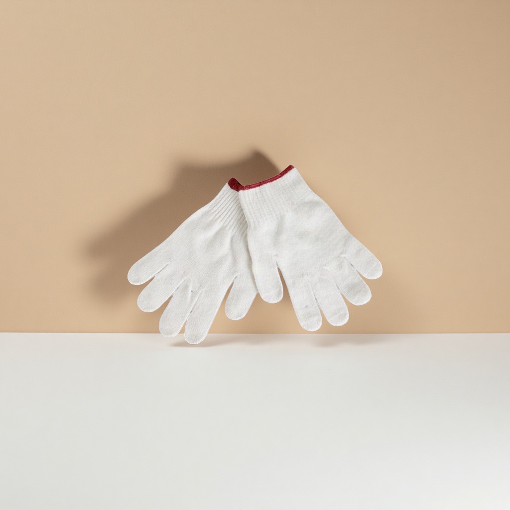 White glove body, universal pure cotton breathable and anti-slip work gloves