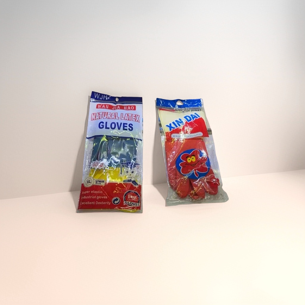 Disposable, powder-free, anti-slip and thickened natural latex gloves details Picture