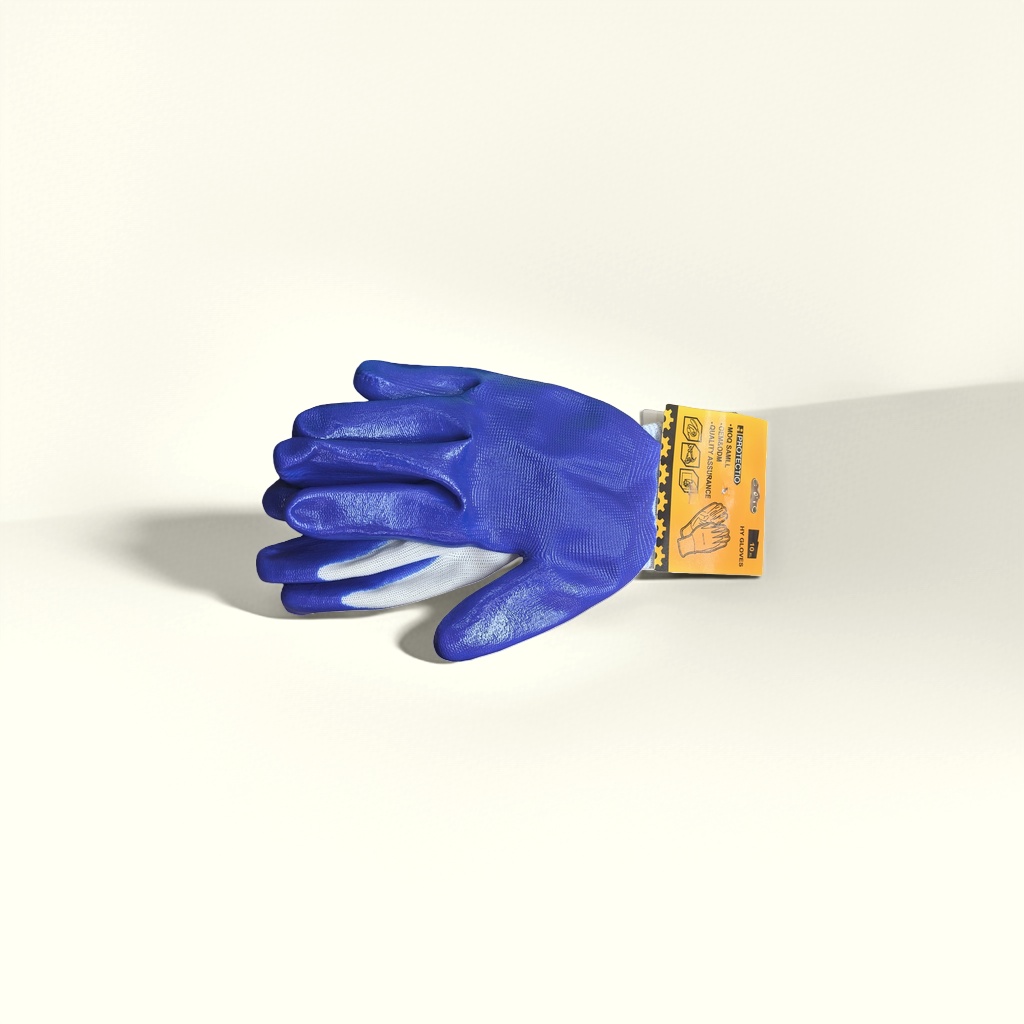 Blue protective gloves, disposable medical examination gloves, rubber gloves, latex gloves, nitrile gloves