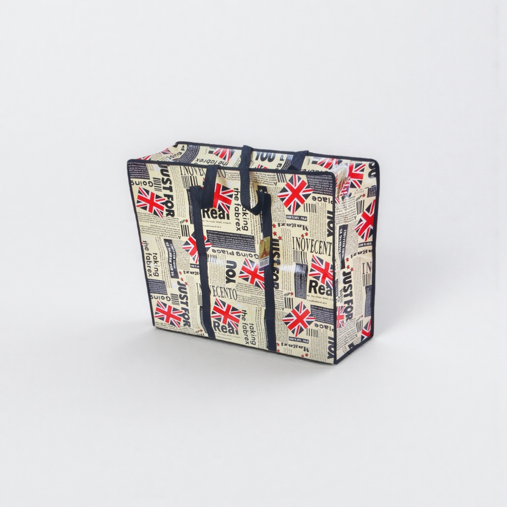 Fashionable printed pattern handbag, large-capacity eco-friendly shopping bag, foldable and portable