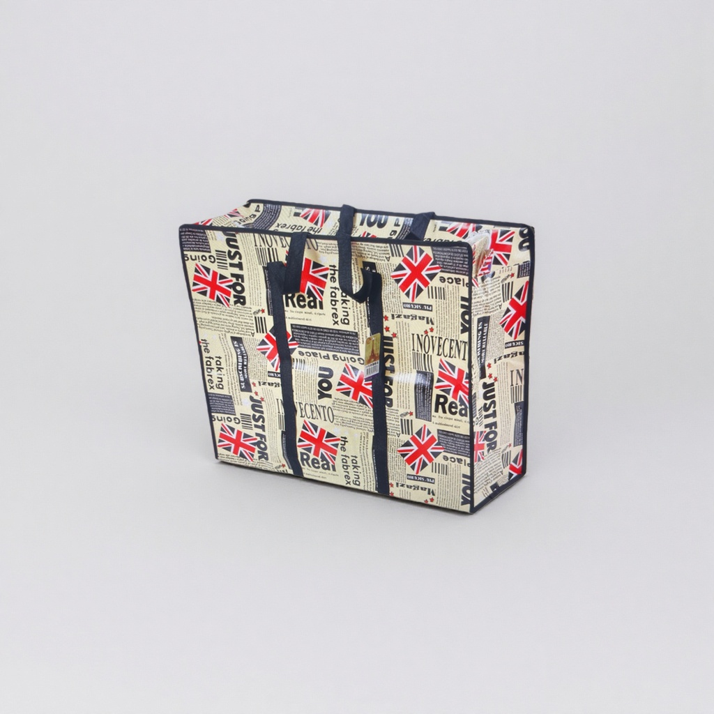 Fashionable printed pattern handbag, large-capacity eco-friendly shopping bag, foldable and portable details Picture