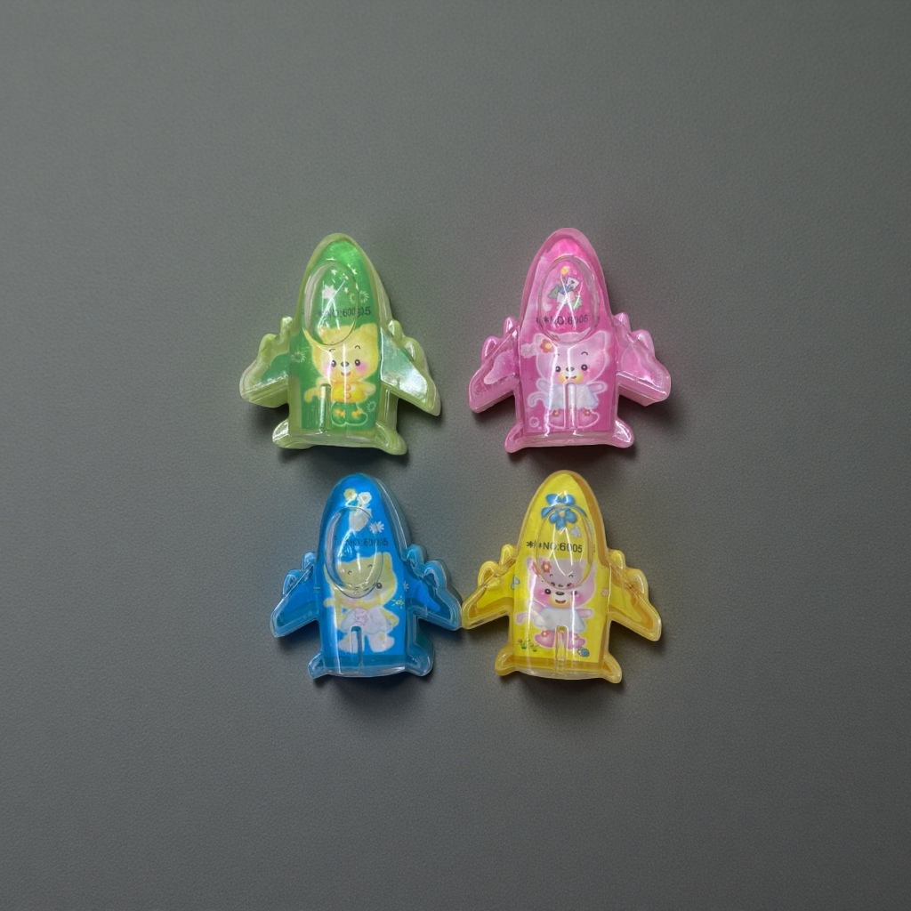 Colorful cartoon airplane children's pencil sharpeners Application Scenario