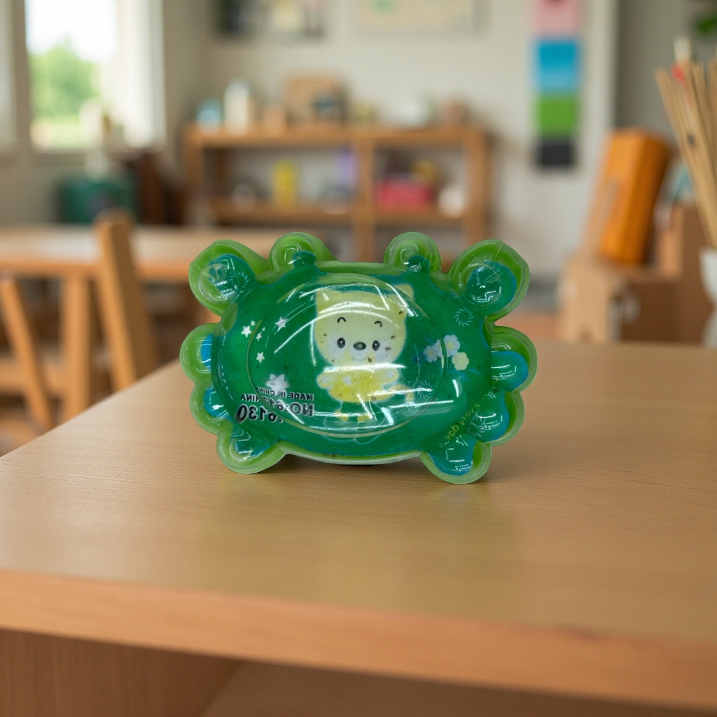Green crab cartoon-shaped pencil sharpener details Picture