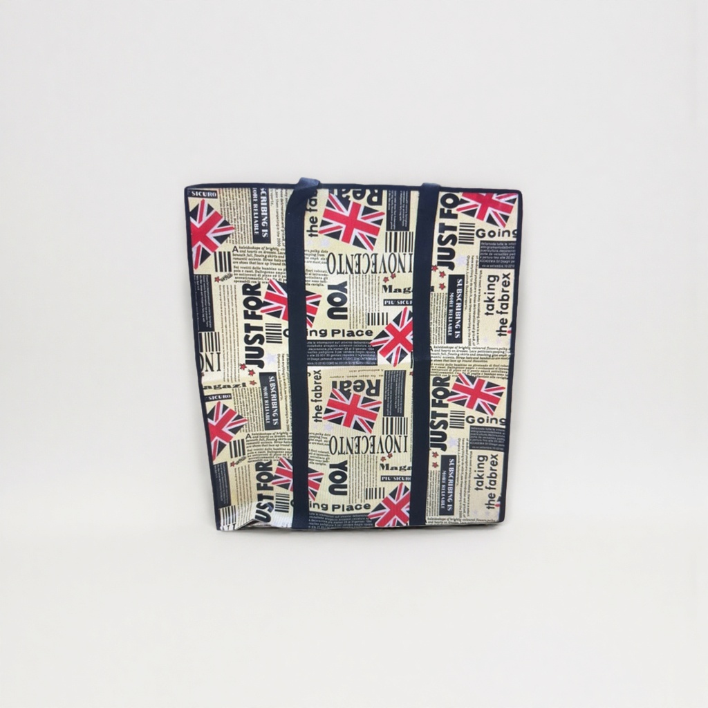 Printed pattern handbag, fashionable and eco-friendly shopping bag, reusable fabric handbag Application Scenario