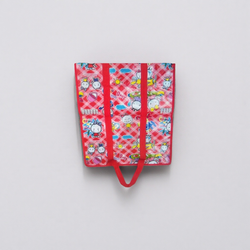 Color-printed woven bags, waterproof and thickened packaging bags, customizable printing, wholesale and retail details Picture