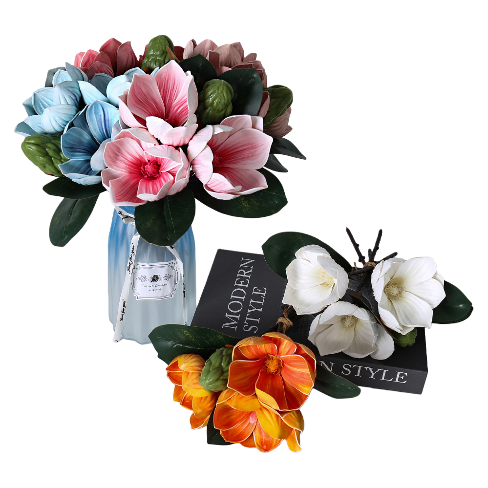 Simulación bouquet de flores sala de estar dormitorio decoraciones piezas inmortalidad arreglos florales combinaciones Item Picture