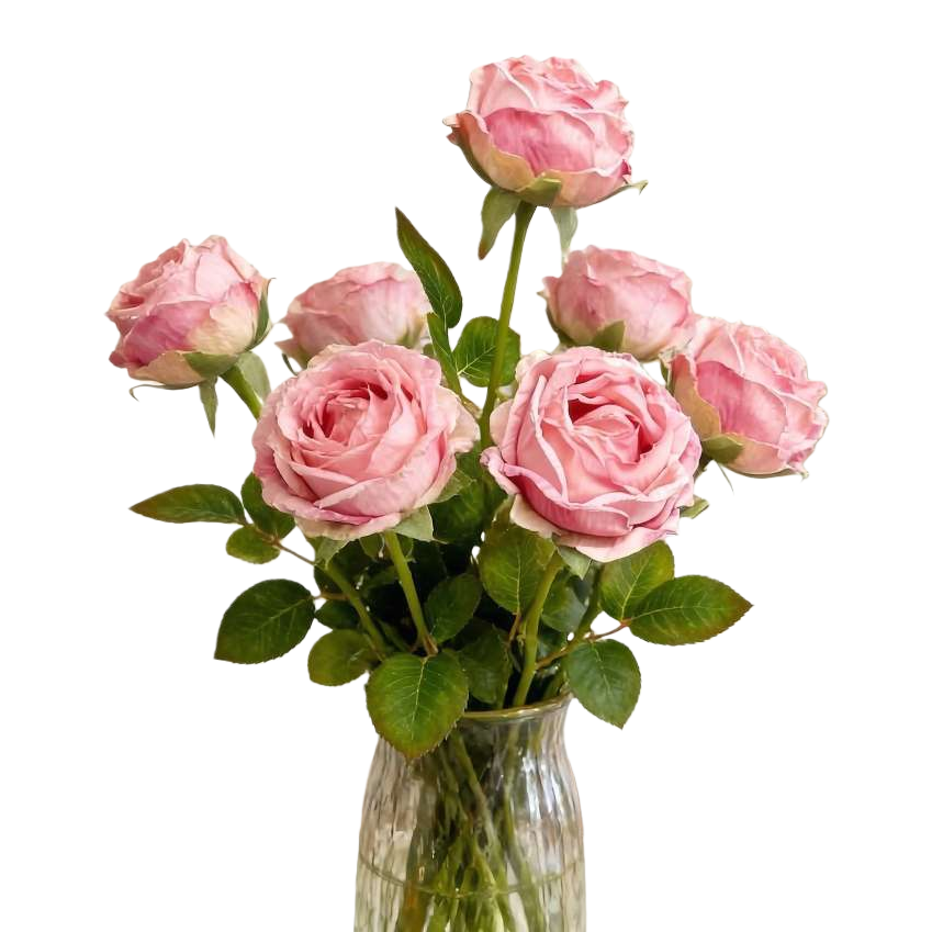 Pink rose bouquet, free shipping for birthday and Valentine's Day gifts Item Picture