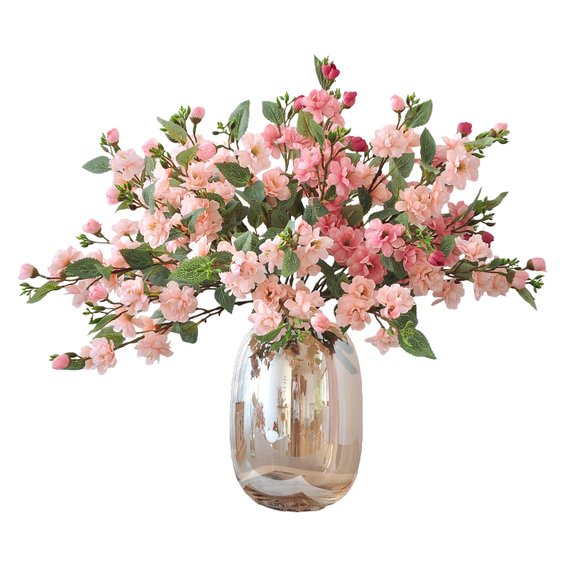 Pink cherry blossom bouquet Korean-style romantic spring flower hand-held bouquet gift box for your girlfriend Item Picture