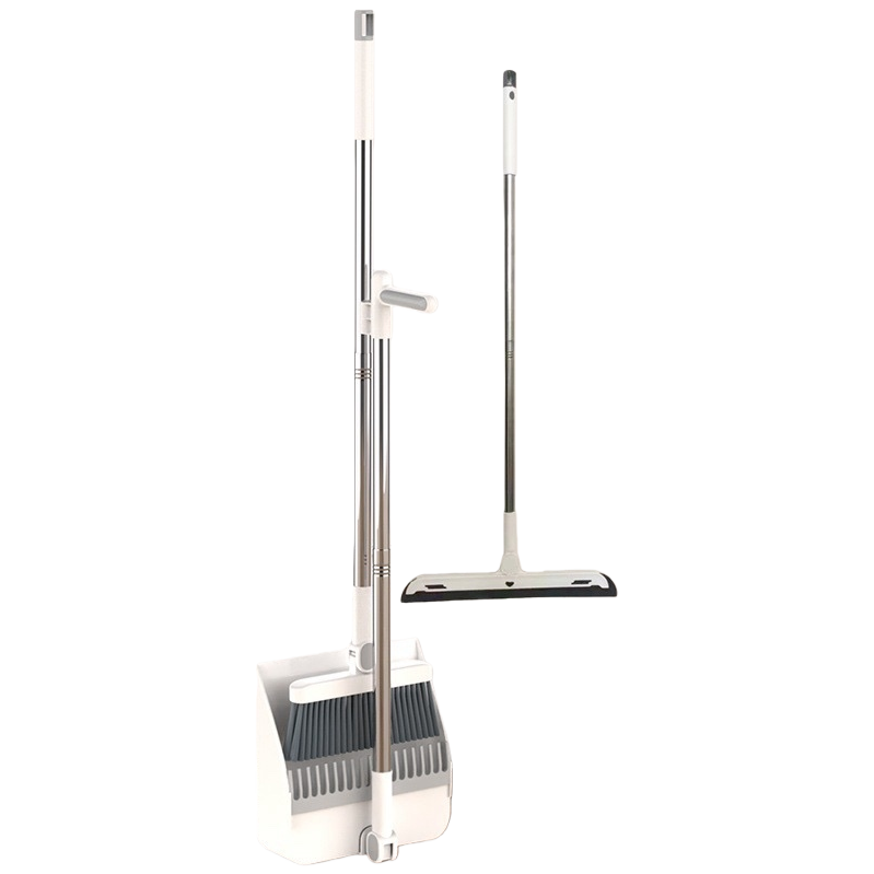 Sweeping tool set: broom, dustpan, mop, three-piece household cleaning tools Item Picture