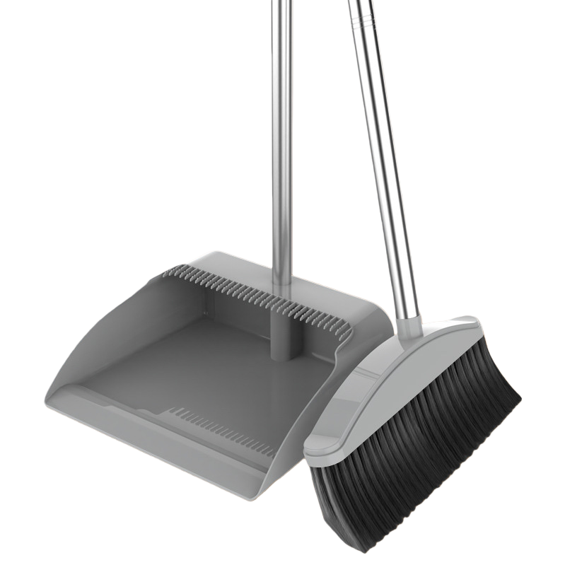 Household cleaning tool set, broom and dustpan combination, durable and anti-slip, suitable for kitchen and living room. 110016084 Item Picture