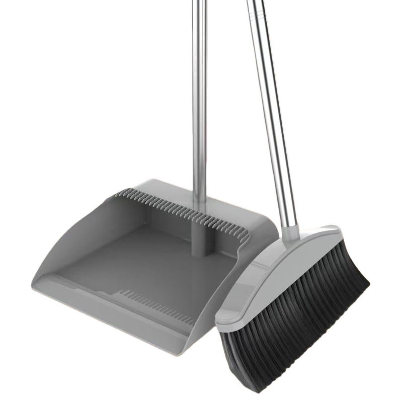 Household cleaning tool set: Broom and dustpan combination, durable and anti-slip, suitable for kitchen and living room. 110121146 Item Picture