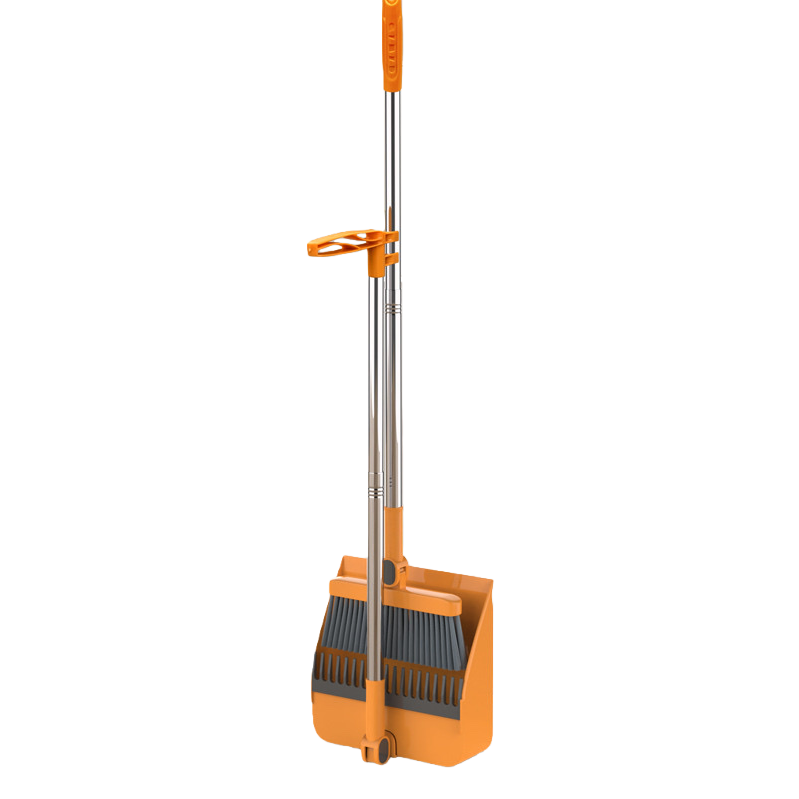 Standing folding narrow-slit storage broom and dustpan set for household cleaning tools Item Picture