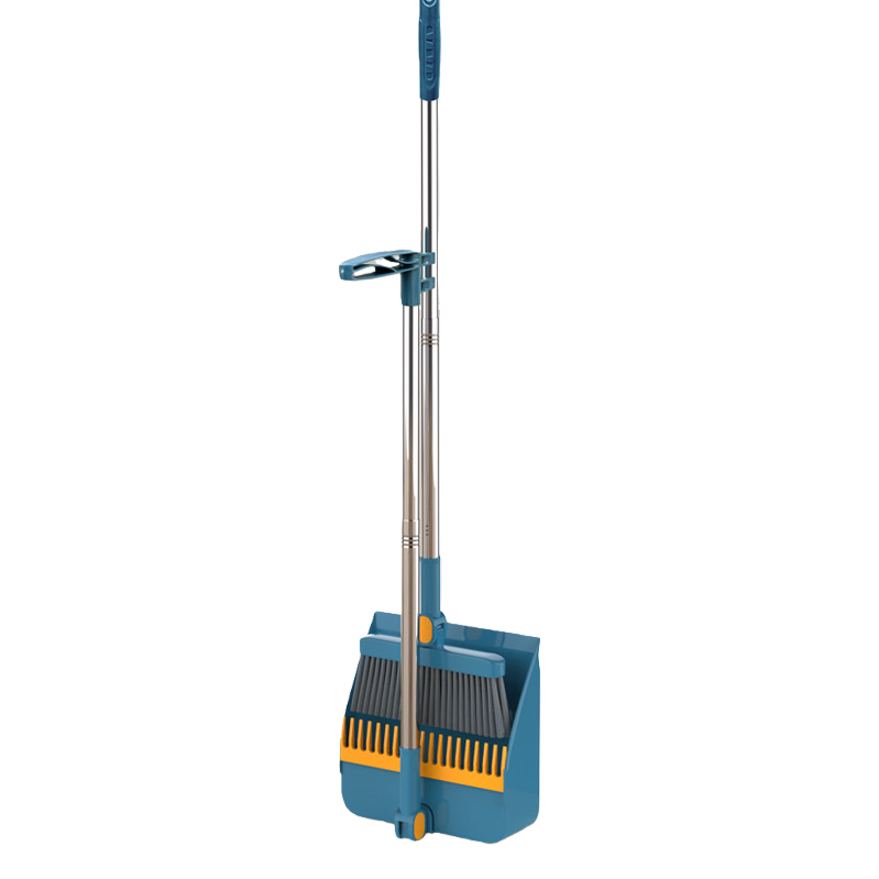 Household broom and dustpan set, sweeping tools, cleaning set, durable, anti-slip, floor-standing Item Picture