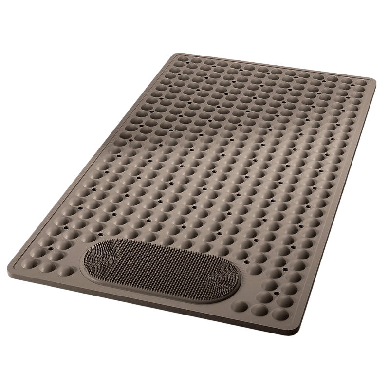 Anti-slip mat for bathroom and kitchen, thickened PVC material, suction cup type, silent and wear-resistant Item Picture