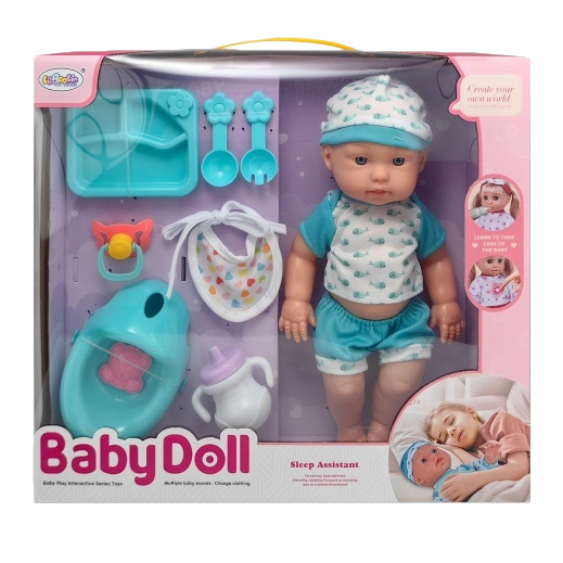 BabyDoll baby toy dolls with soft rubber simulation can be dressed up as cute and fun girl gifts Item Picture