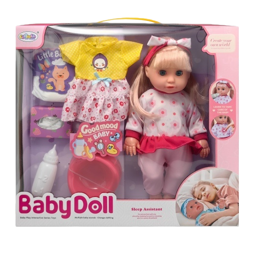 Baby doll toys, baby simulation dolls, interchangeable soft rubber material, safe and non-toxic Item Picture