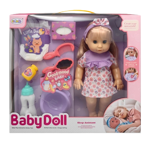 Cute plush fabric toys for girls, educational and soothing dolls for children Item Picture