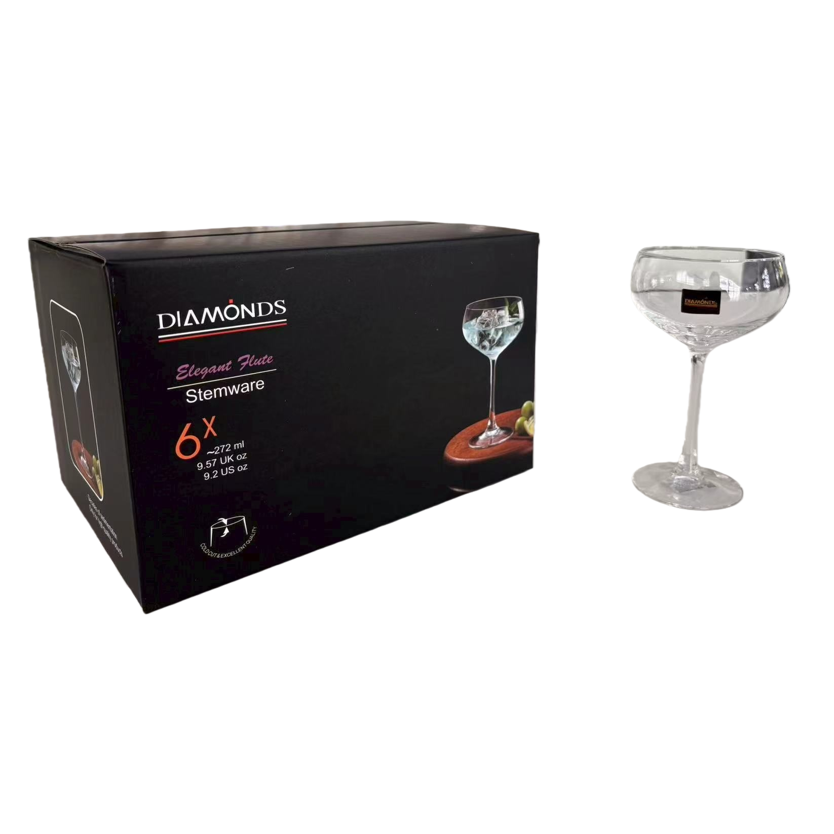 酒杯+玻璃杯白底实物图