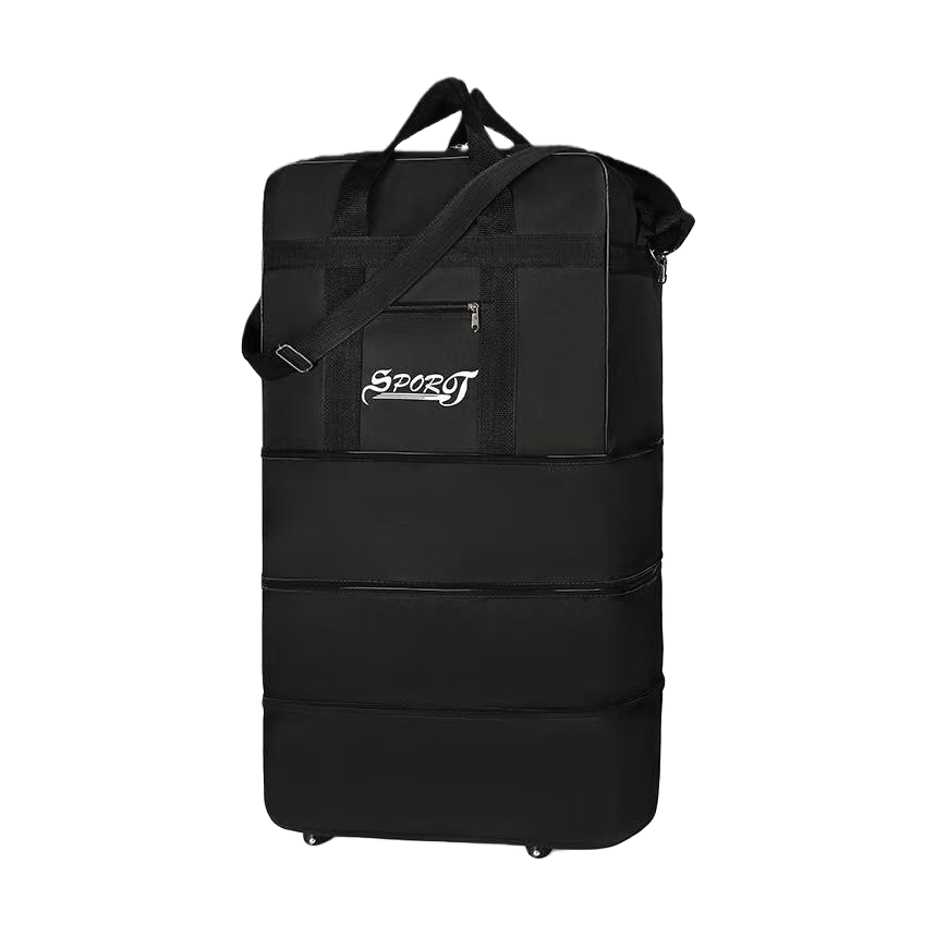 The main body of the black three-layer luggage bag Item Picture