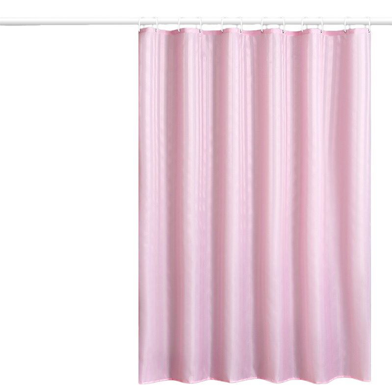 الستائر الوردية الواقية من الماء ضد العفن عبارة عن أغطية صامتة من أغطية الاغتسال Item Picture