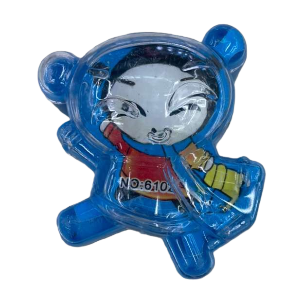Синий прозрачный пластиковый фигурный точильный нож для карандашей Item Picture