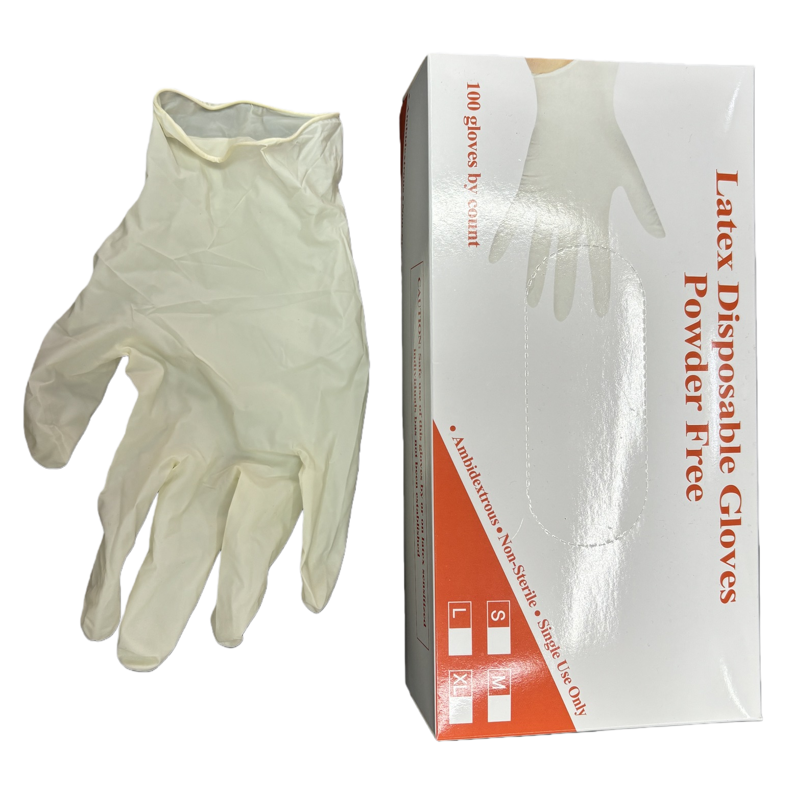 قفازات مصنوعة من اللاتكس تستخدم لمرة واحدة ذات مستوى غذائي أقوى، مقاومة للتزلاق Item Picture