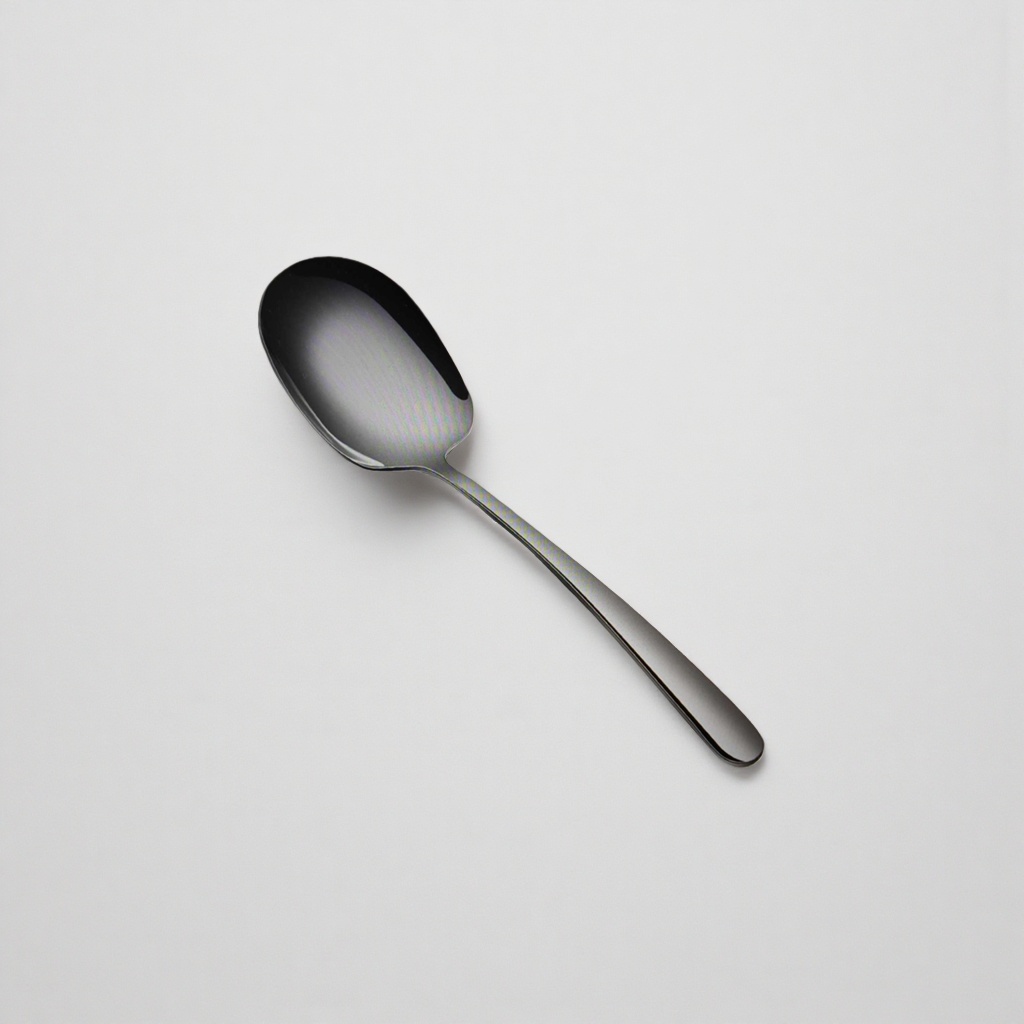 Stainless steel long-handled spoons, household kitchen spoons, durable and rust-proof round-head soup spoons details Picture