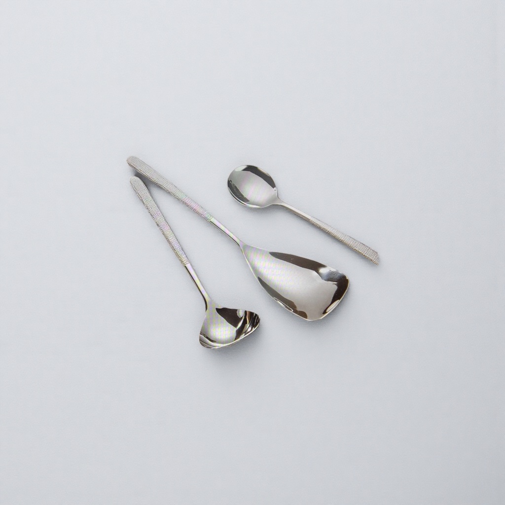Stainless steel spoons, household thickened anti-slip spoons, soup spoons, rice spoons, kitchen tableware Specification image