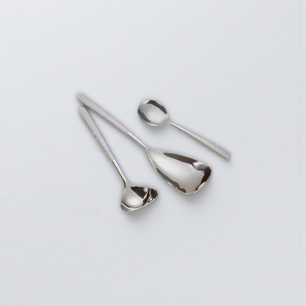 Stainless steel spoons, household thickened anti-slip spoons, soup spoons, rice spoons, kitchen tableware