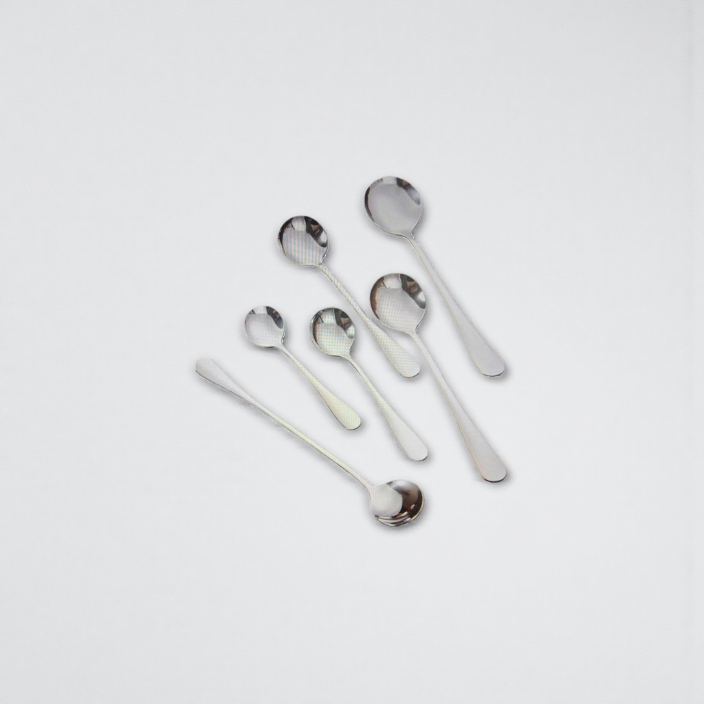 Stainless steel spoon, thickened anti-scald long-handled spoon for the kitchen, 20cm Specification image