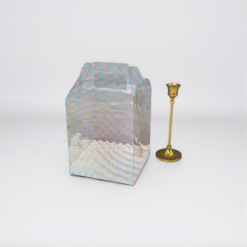 Transparent plastic packaging box, food-grade PP material, stackable storage box, available in multiple sizes details Picture