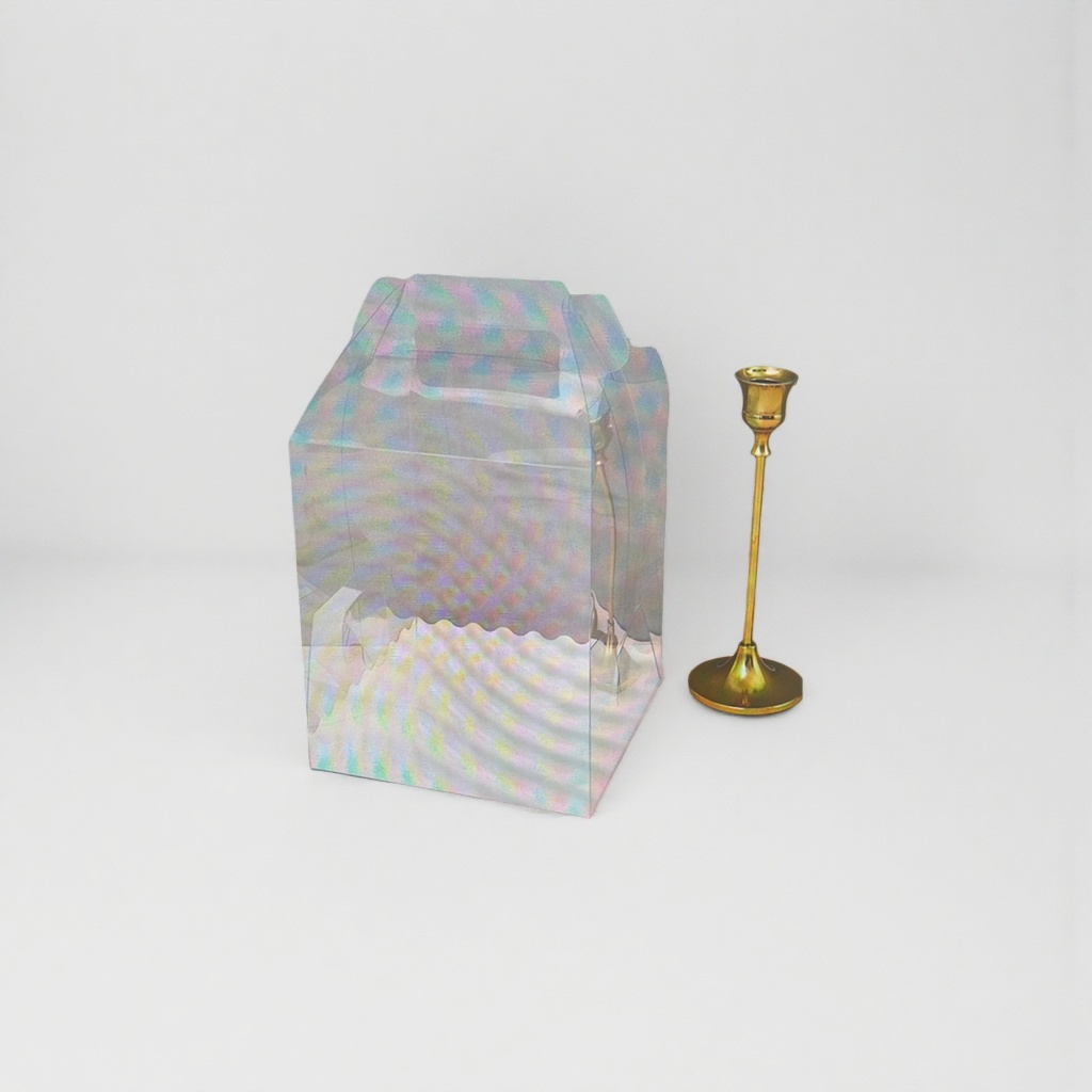 Transparent plastic packaging box, food-grade PP material, stackable storage box, available in multiple sizes Application Scenario