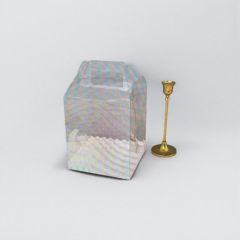 Transparent plastic packaging box, food-grade PP material, stackable storage box, available in multiple sizes