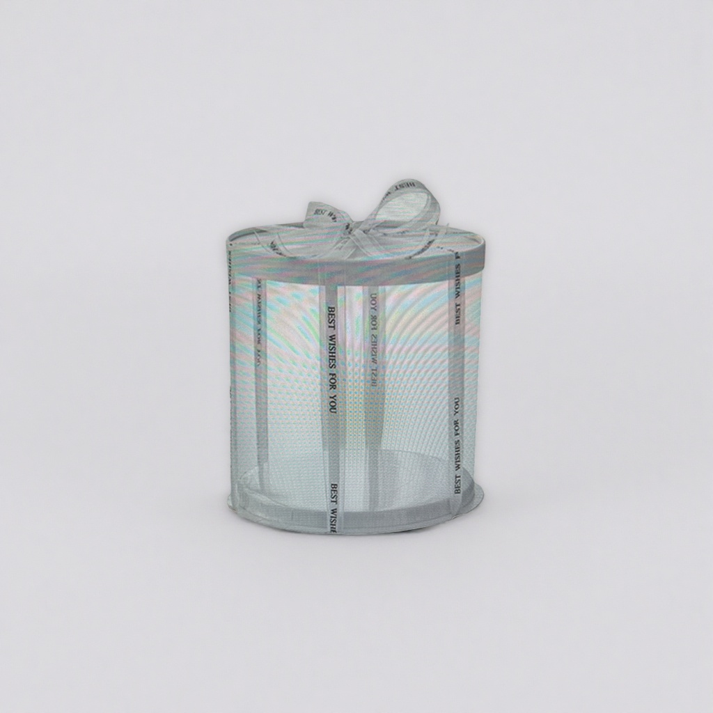 Transparent gift box packaging is exquisite and universal. It is a hand-held square gift box that can be customized. Tel: 094409260 Specification image