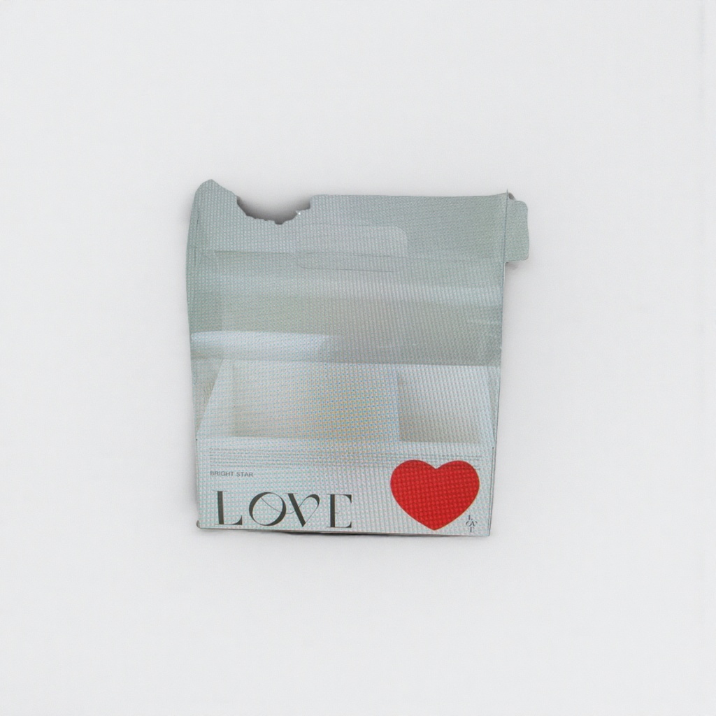 透明心形LOVE礼盒 时尚简约爱情主题包装盒
