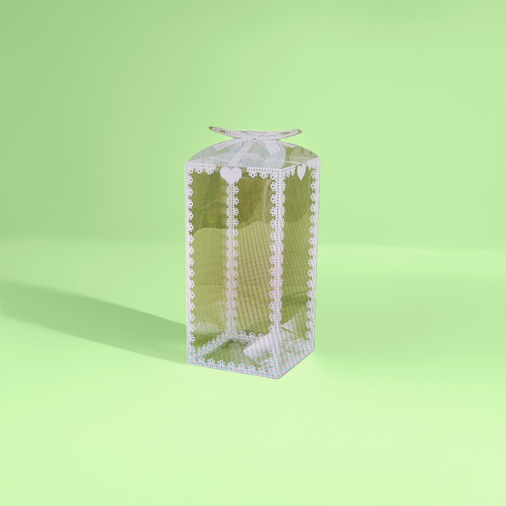 The transparent gift box is exquisitely packaged and an excellent gift. It is universal, simple and elegant, and reusable. Tel: 094842434 Specification image