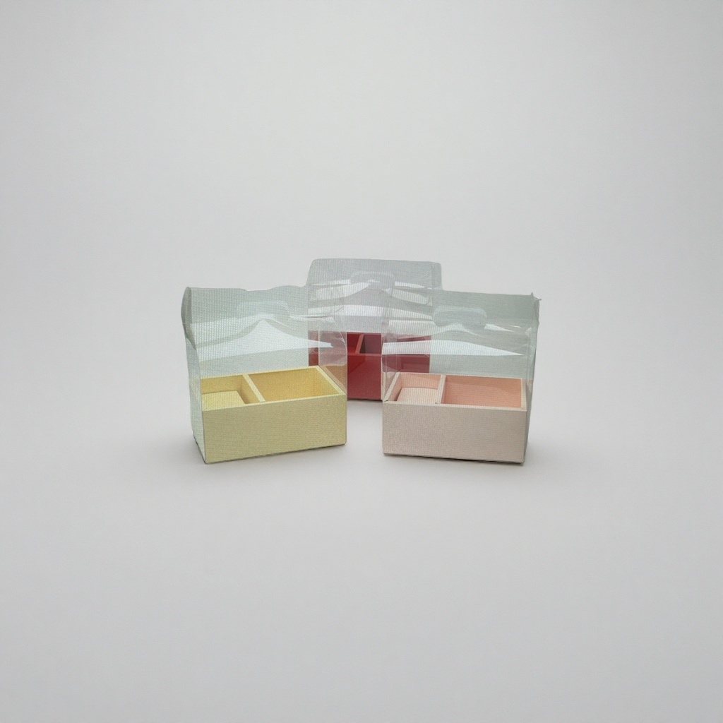The transparent hand-held flower box is a universal wedding and birthday gift packaging box with customizable ribbons details Picture