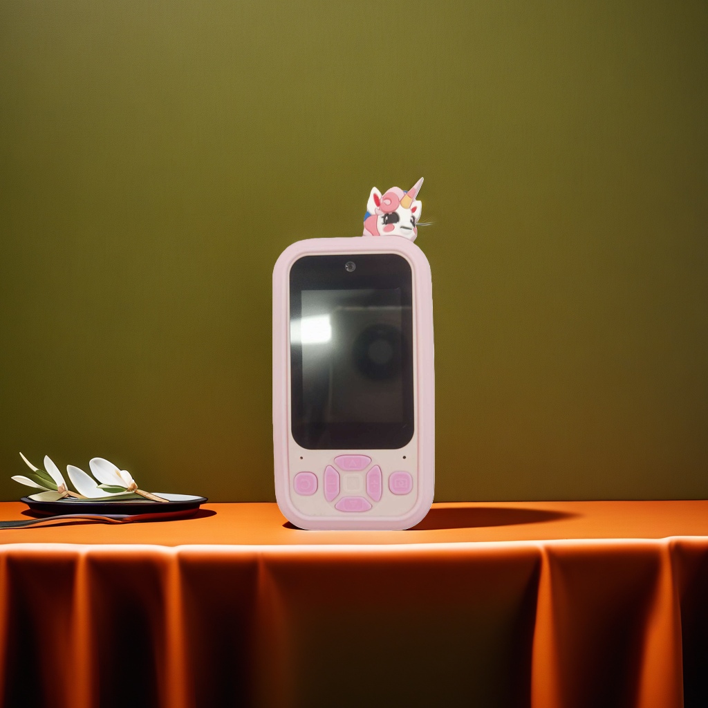 Pink children's mobile phone with 4G full network compatibility, smart for students, anti-addiction and eye-protecting camera Specification image