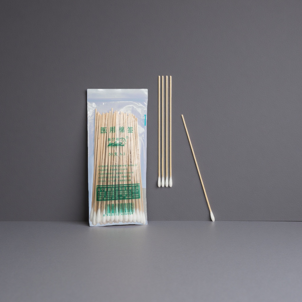医用棉签+棉签细节图
