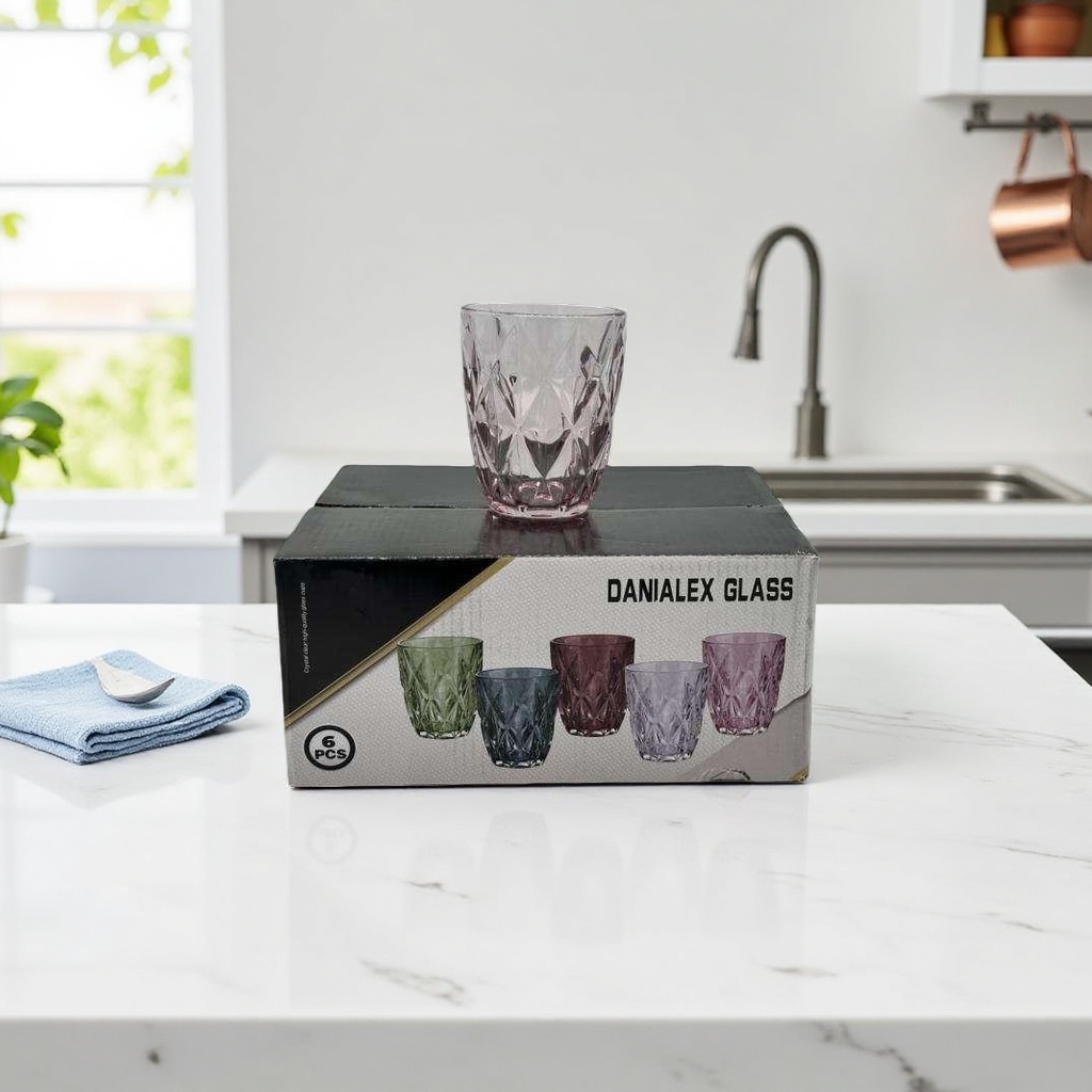 Double-layer heat-insulating high borosilicate glass cup 350ml heat-resistant and anti-scald household and office water cup details Picture