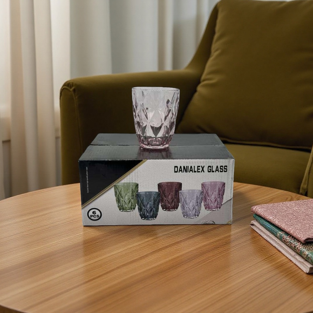 Double-layer heat-insulating high borosilicate glass cup 350ml heat-resistant and anti-scald household and office water cup Specification image