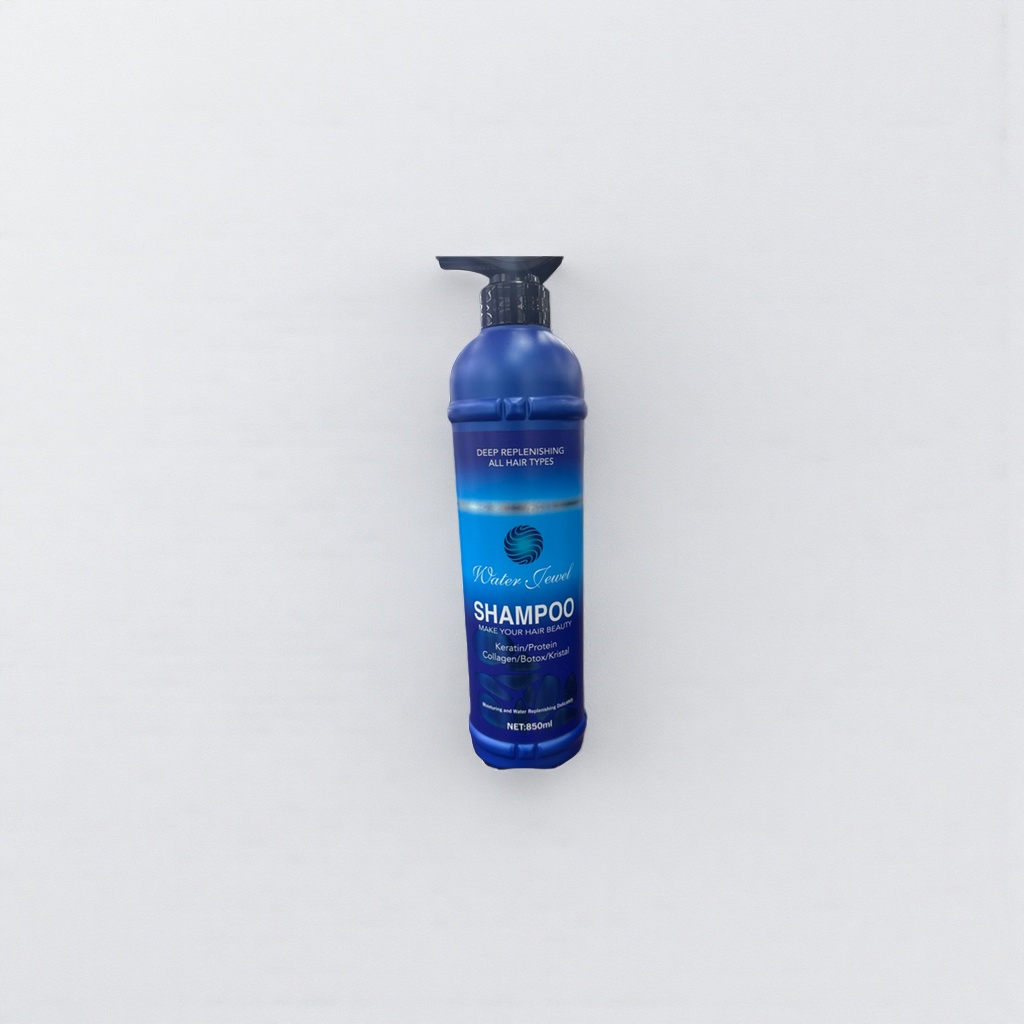 Water Jewel blue bottle shampoo is refreshing, oil-controlling, fluffy and smooth Specification image