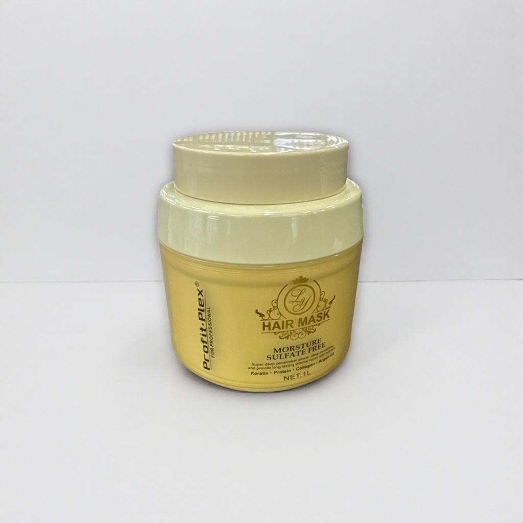 The yellow hair care mask can moisturize and repair the hair strands, making them smooth and shiny Specification image