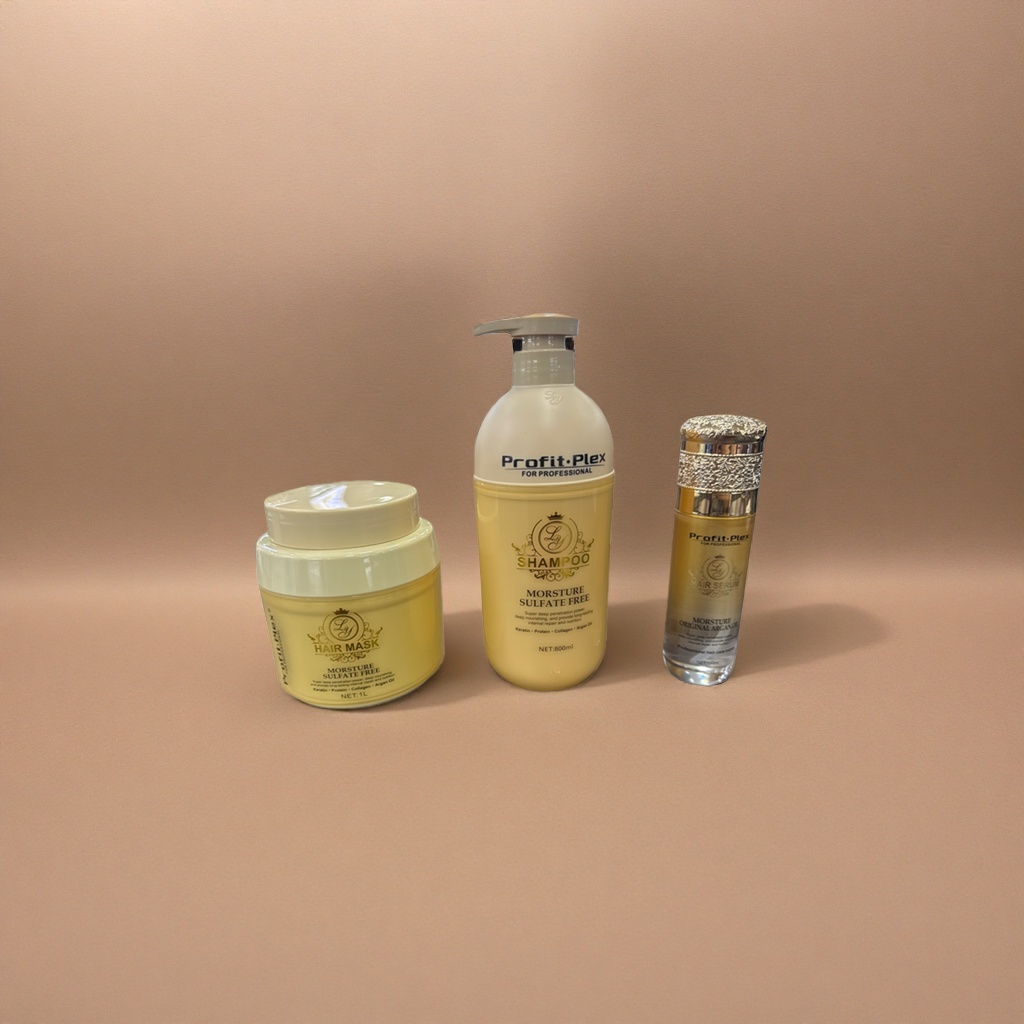 Beauty care shampoo, conditioner, hair mask and hair oil set Application Scenario