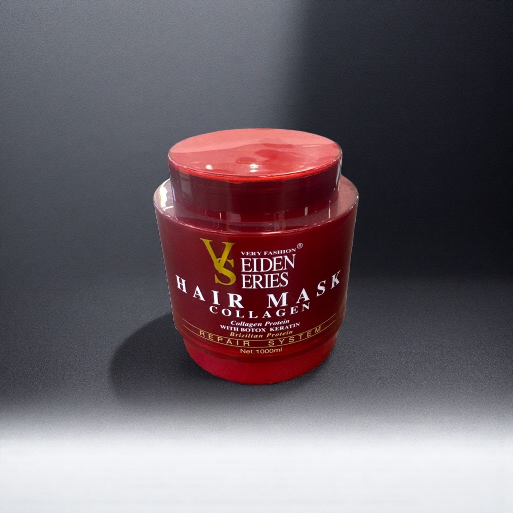 Red hair mask special can, 500ml capacity, moisturizing repair, post-dyeing care empty bottle