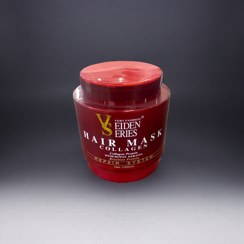 Red hair mask special can, 500ml capacity, moisturizing repair, post-dyeing care empty bottle details Picture