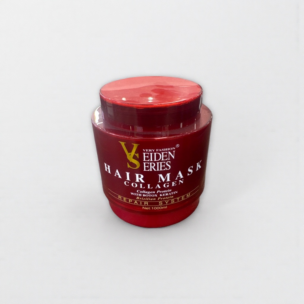 Red hair mask special can, 500ml capacity, moisturizing repair, post-dyeing care empty bottle Specification image